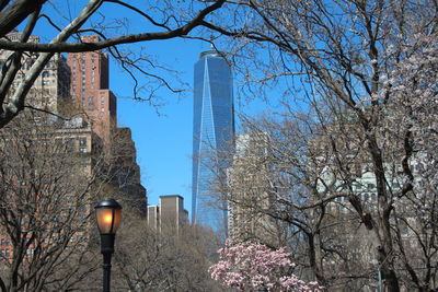 Low angle view of buildings against sky