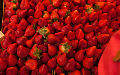Full frame shot of strawberries