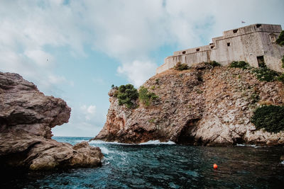 Panoramic view of sea against sky