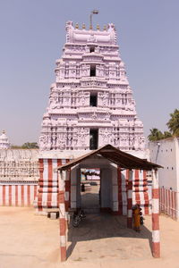 View of historical building against clear sky