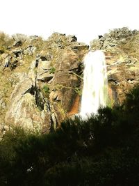 Scenic view of water against sky