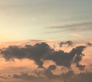 Scenic view of cloudy sky