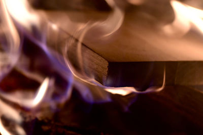 Detail shot of fire