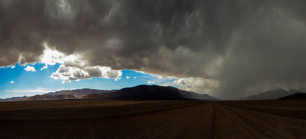 Panoramic view of landscape against sky