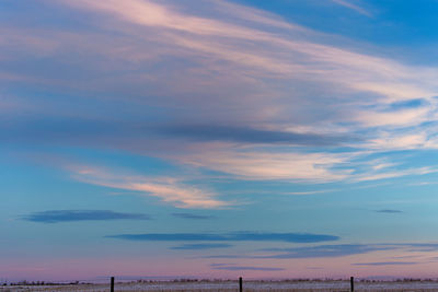 Scenic view of dramatic sky