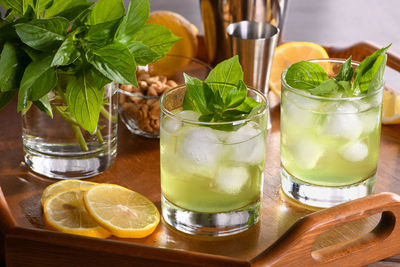 Thai basil gimlet cocktail is a light, incredibly refreshing summer cocktail.