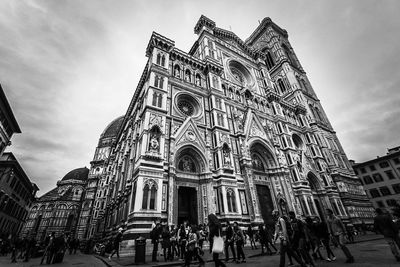 Low angle view of cathedral against sky