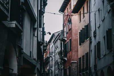 Low angle view of buildings in city