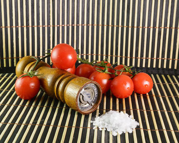 Close-up of red chili peppers