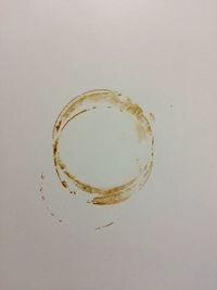 Close-up of coffee over white background