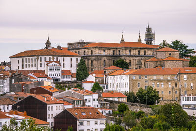 View of buildings in town