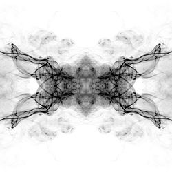 Digital composite image of water against white background