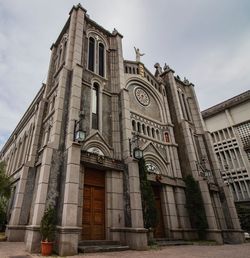 Low angle view of building against sky