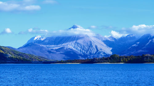 Amazing campotosto lake view on summer