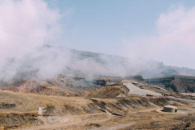 Scenic view of landscape against sky