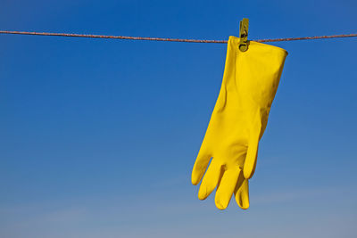 Low angle view of kite against sky