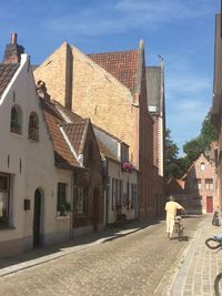 Houses against sky