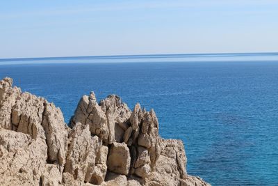 Panoramic view of sea against sky