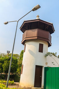 Low angle view of building against sky