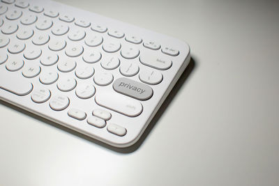 Close-up of computer keyboard