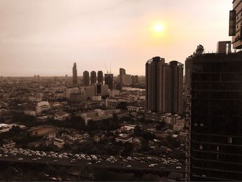 Cityscape at dusk