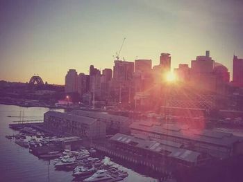 Sun shining through clouds