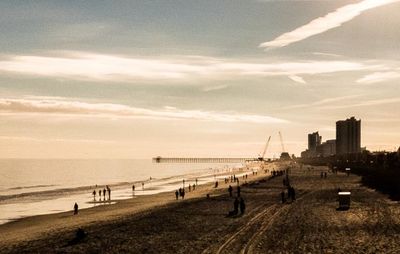 People at beach