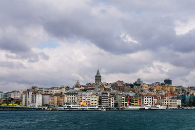 Scenic view of istanbul coastline