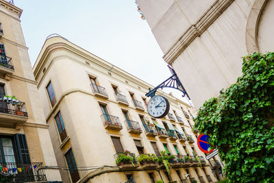 Low angle view of buildings against sky