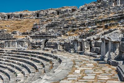 Old ruins in city