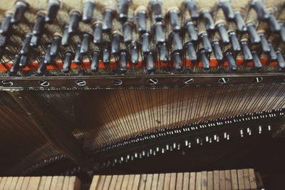 Close-up of typewriter