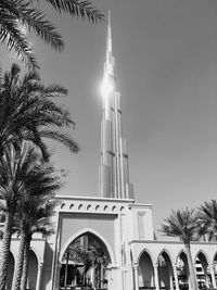 Low angle view of building against sky