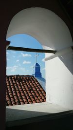 Low angle view of church against sky