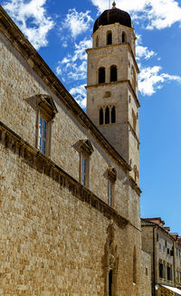 Low angle view of building against sky