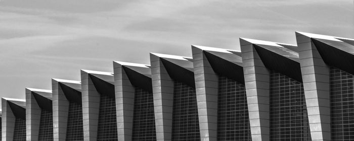 Low angle view of building against sky