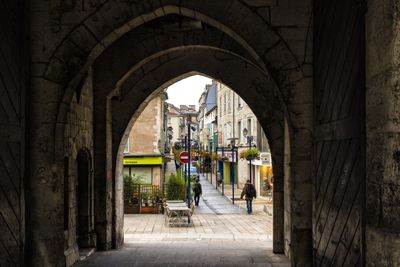 View of historic building in city