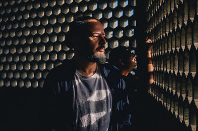 Full length of man standing on floor