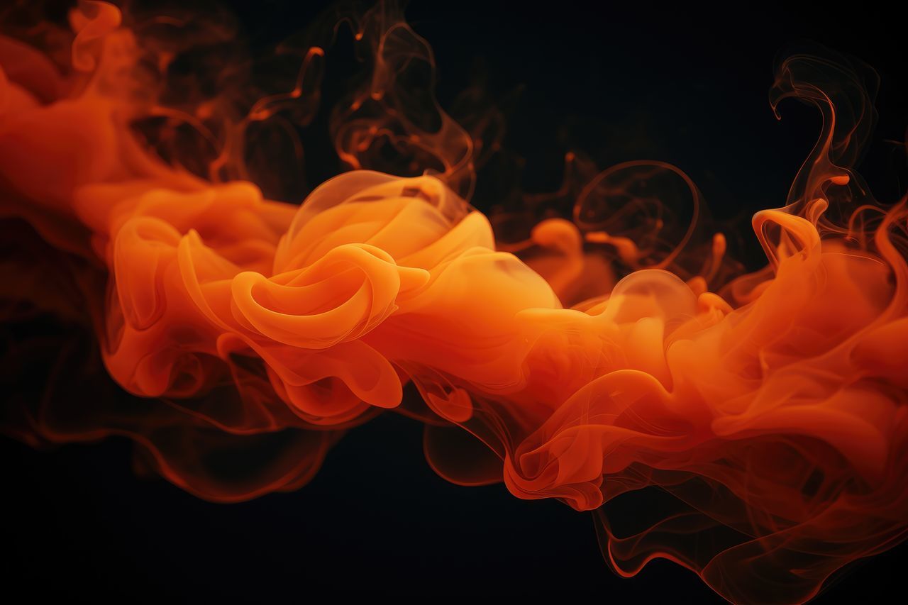 smoke, motion, flame, black background, abstract, font, pattern, no people, flowing, burning, nature, swirl, water, studio shot, red, close-up, orange color, indoors, multi colored, backgrounds, incense, black, fire, ethereal, fumes, changing form, heat, light