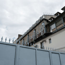 Low angle view of building against sky