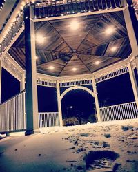 Empty corridor of building