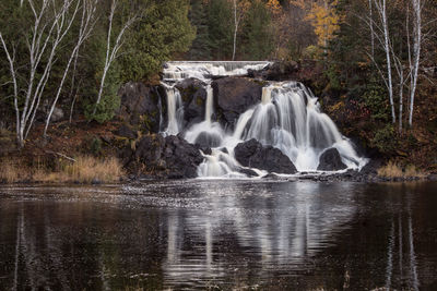 Waterfall in forest