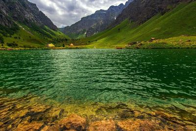 Scenic view of lake