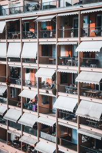 Full frame shot of residential buildings