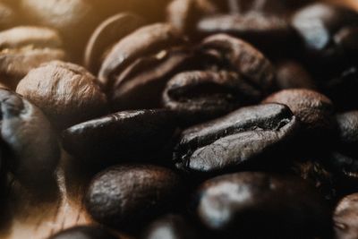 Close-up of coffee beans