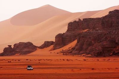 Scenic view of desert