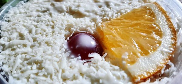 Close-up of ice cream