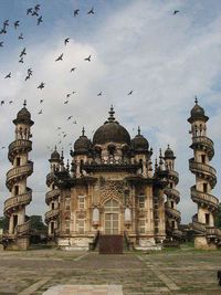 Low angle view of historical building against sky