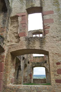 Low angle view of historical building