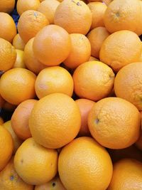 Full frame shot of oranges