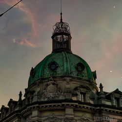 Low angle view of building against sky